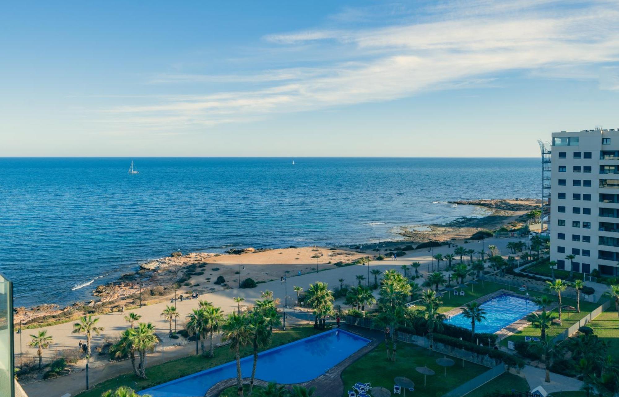 Apartamento Premium Con Jacuzzi Y Vistas Al Mar En Punta Prima, Torrevieja By Rentalole Bagian luar foto