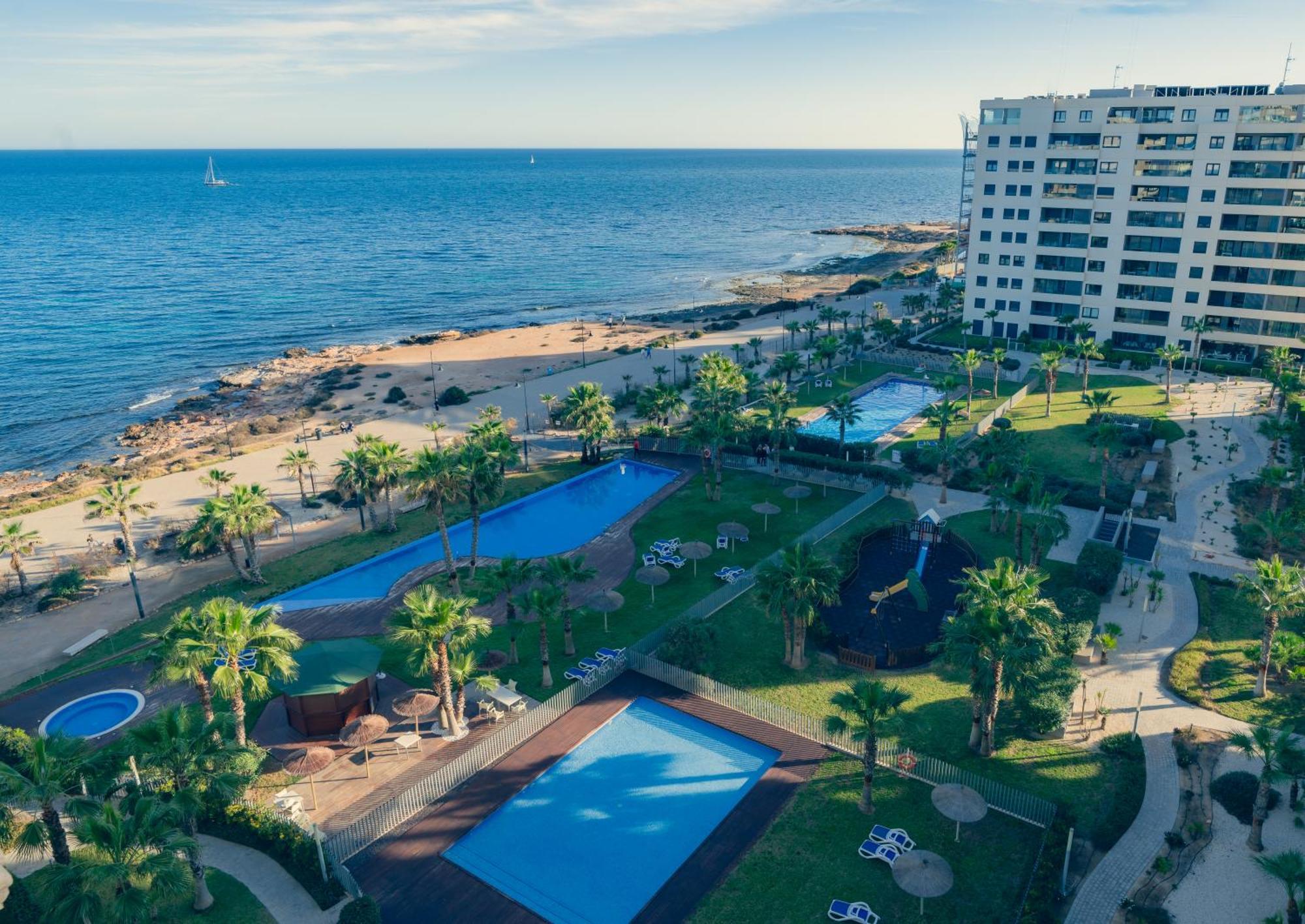 Apartamento Premium Con Jacuzzi Y Vistas Al Mar En Punta Prima, Torrevieja By Rentalole Bagian luar foto